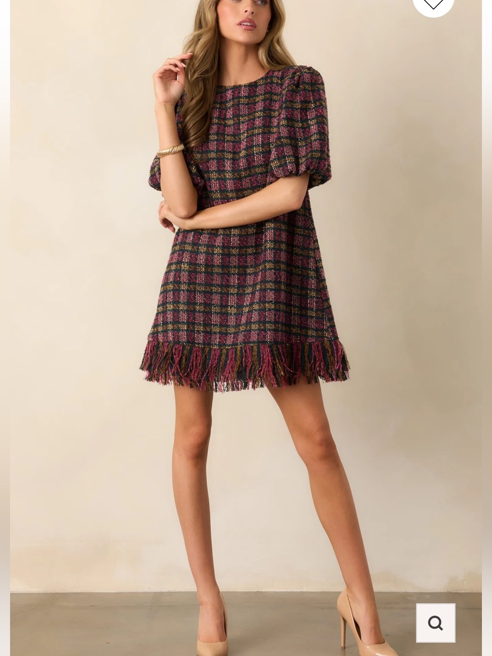 Prosperina Cecelia Tweed Mini Dress